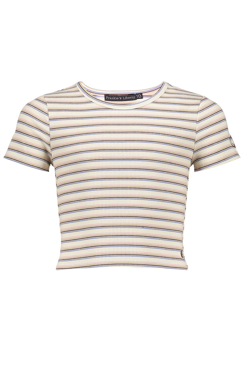 Frankie & Liberty Rozy tee Wit-1 1