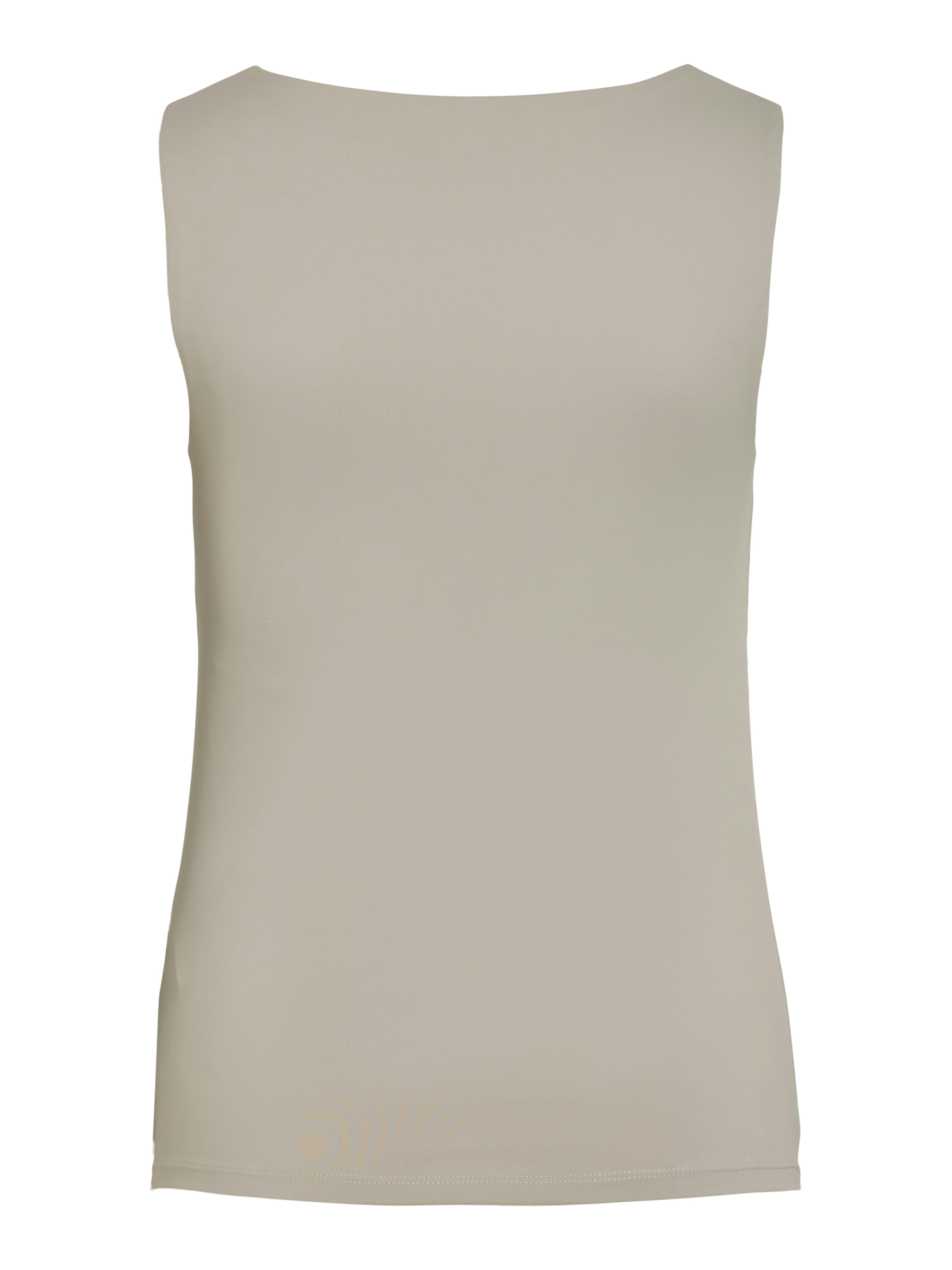 Vila VIKENZA U-NECK S/L TANK TOP - NOOS 294795-Silver Gray 2