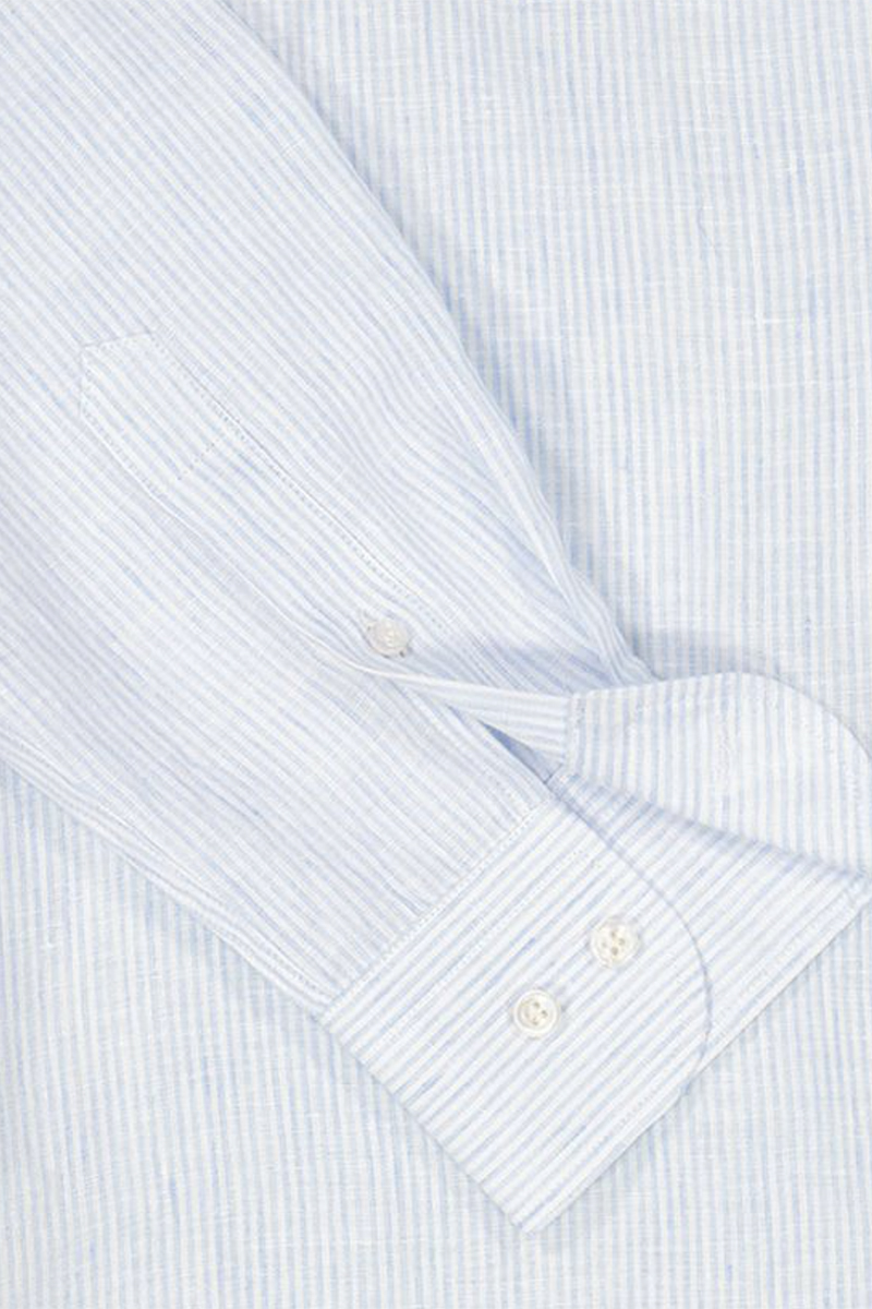 Paul & Shark Linen shirt Blauw-1 3