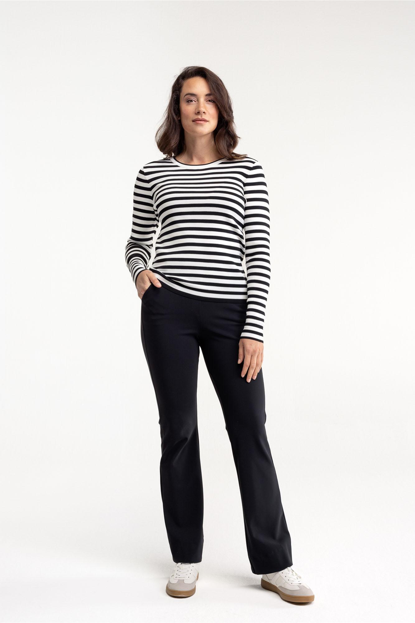 Studio Anneloes Luna stripe pullover Ecru-1 3