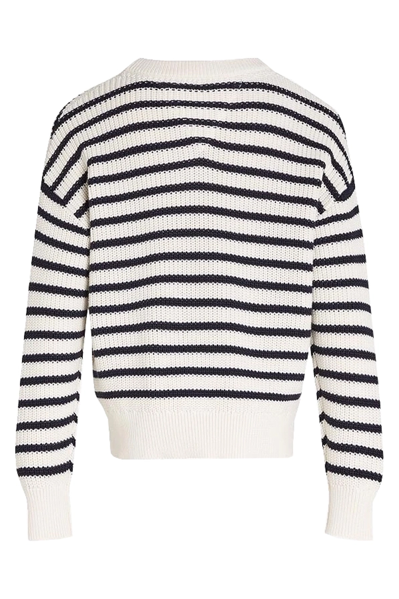 Tommy Hilfiger Essential stripe sweater Blauw-1 4