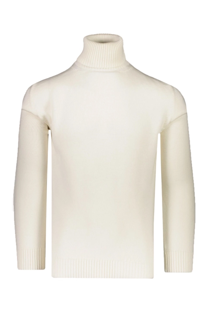 Paul & Shark WOOL TURTLENECK Ecru-1 1