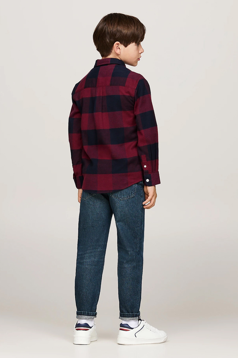 Tommy Hilfiger Flanel check shirt Rood-1 3