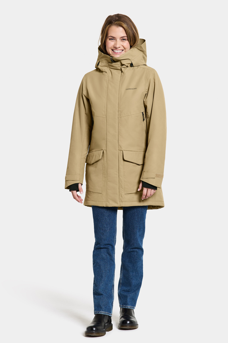 Didriksons FRIDA WMNS PARKA 7 bruin/beige-1 2