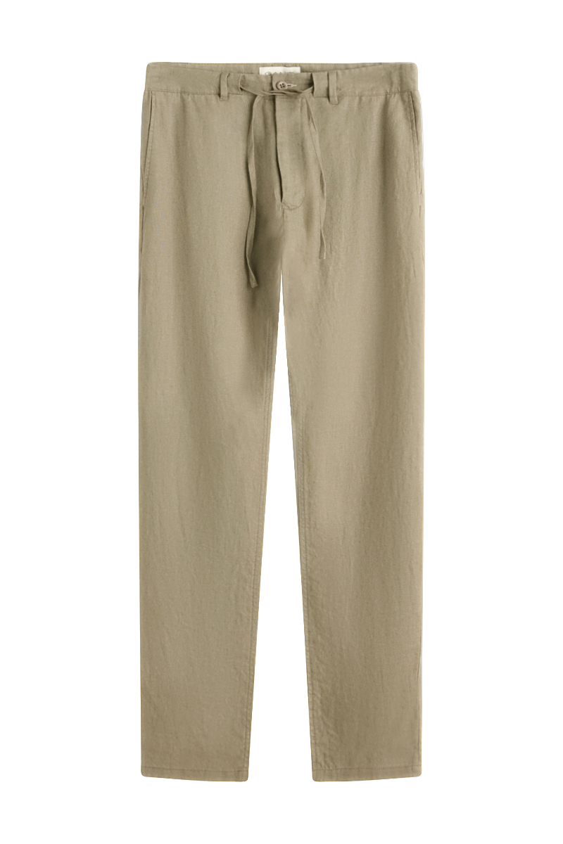 Gant RELAXED LINEN DS PANTS bruin/beige-1 1