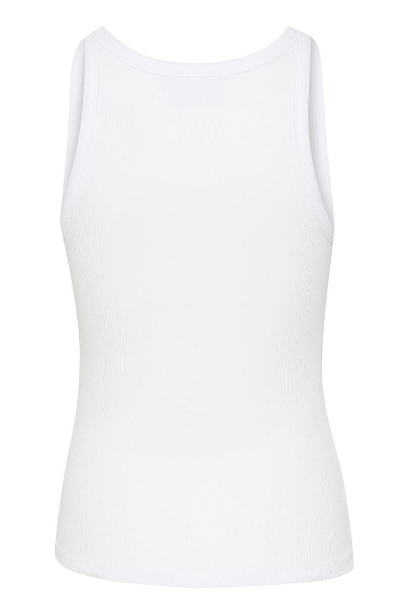 Gestuz Drew sl logo tank Wit-1 5