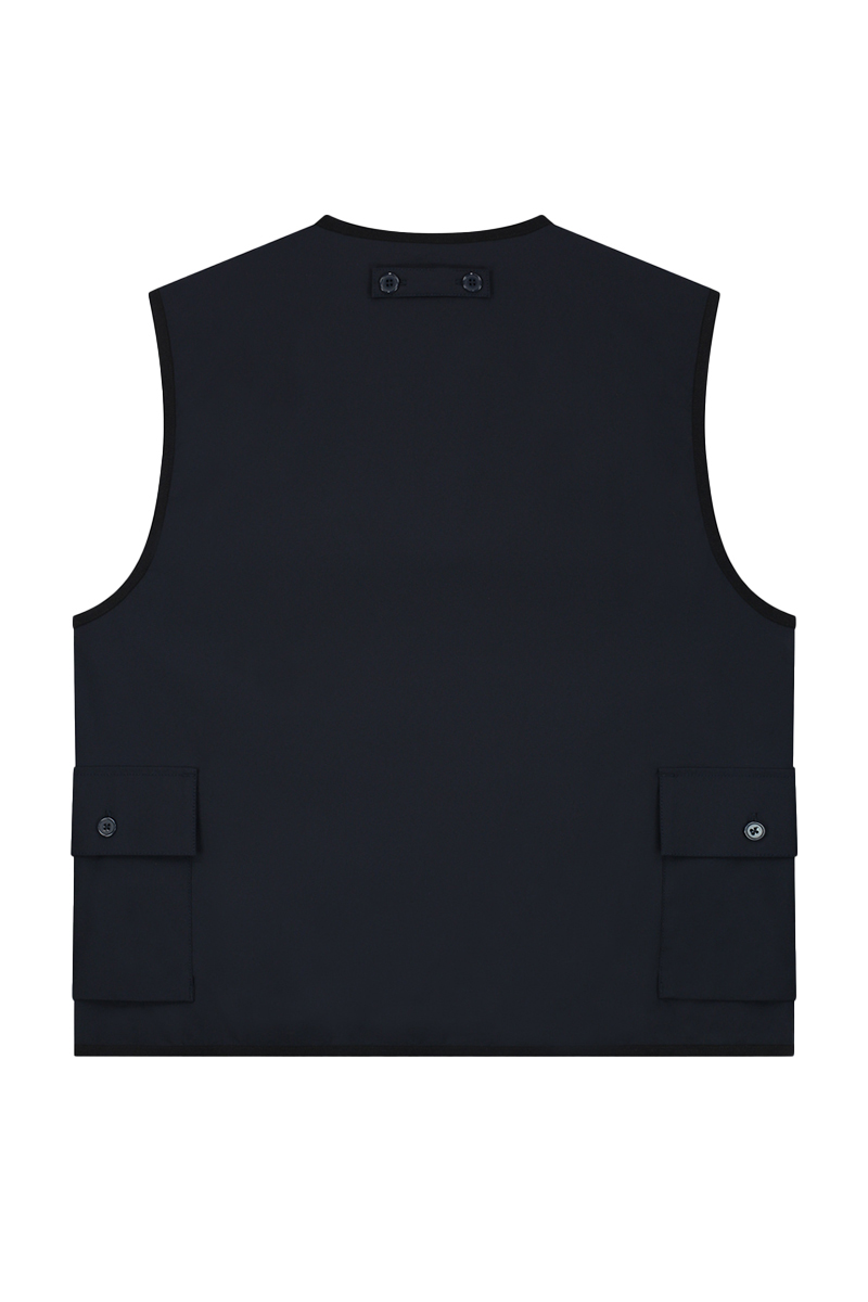 Olaf Hussein UTILITY VEST Blauw-1 2