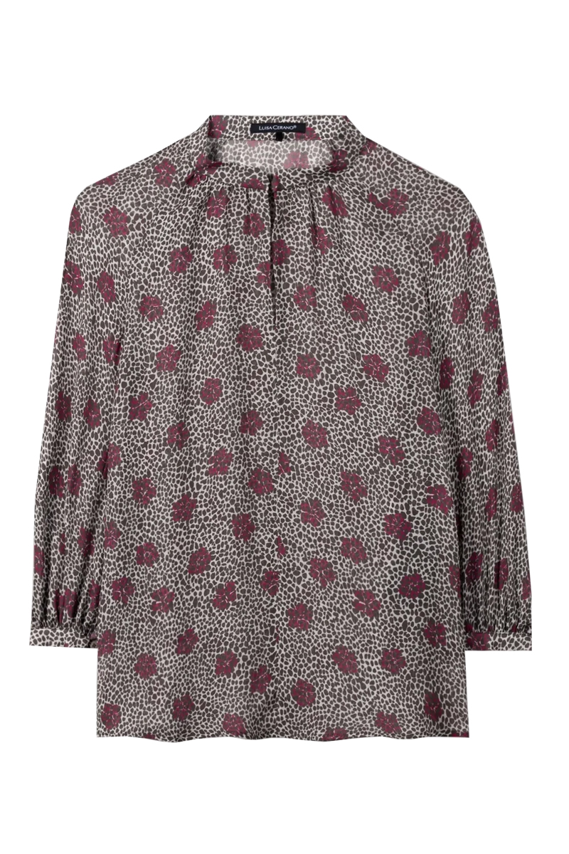 Luisa Cerano Blusentop mit Millefeleurs-Pri the mille fleur print 1