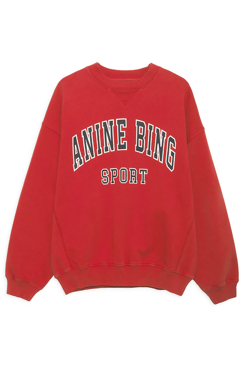 Anine Bing Jaci sweatshirt anine bing Rood-1 1