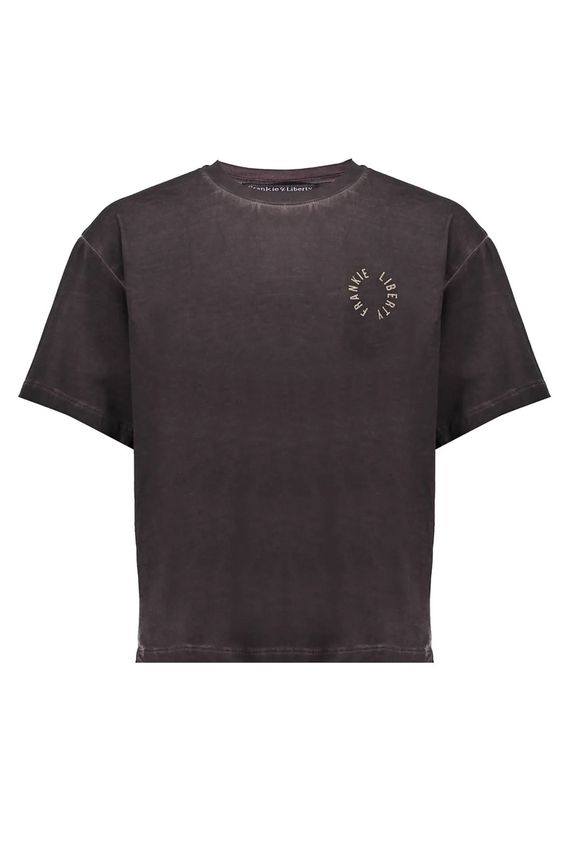 Frankie & Liberty Paris tee bruin/beige-1 1