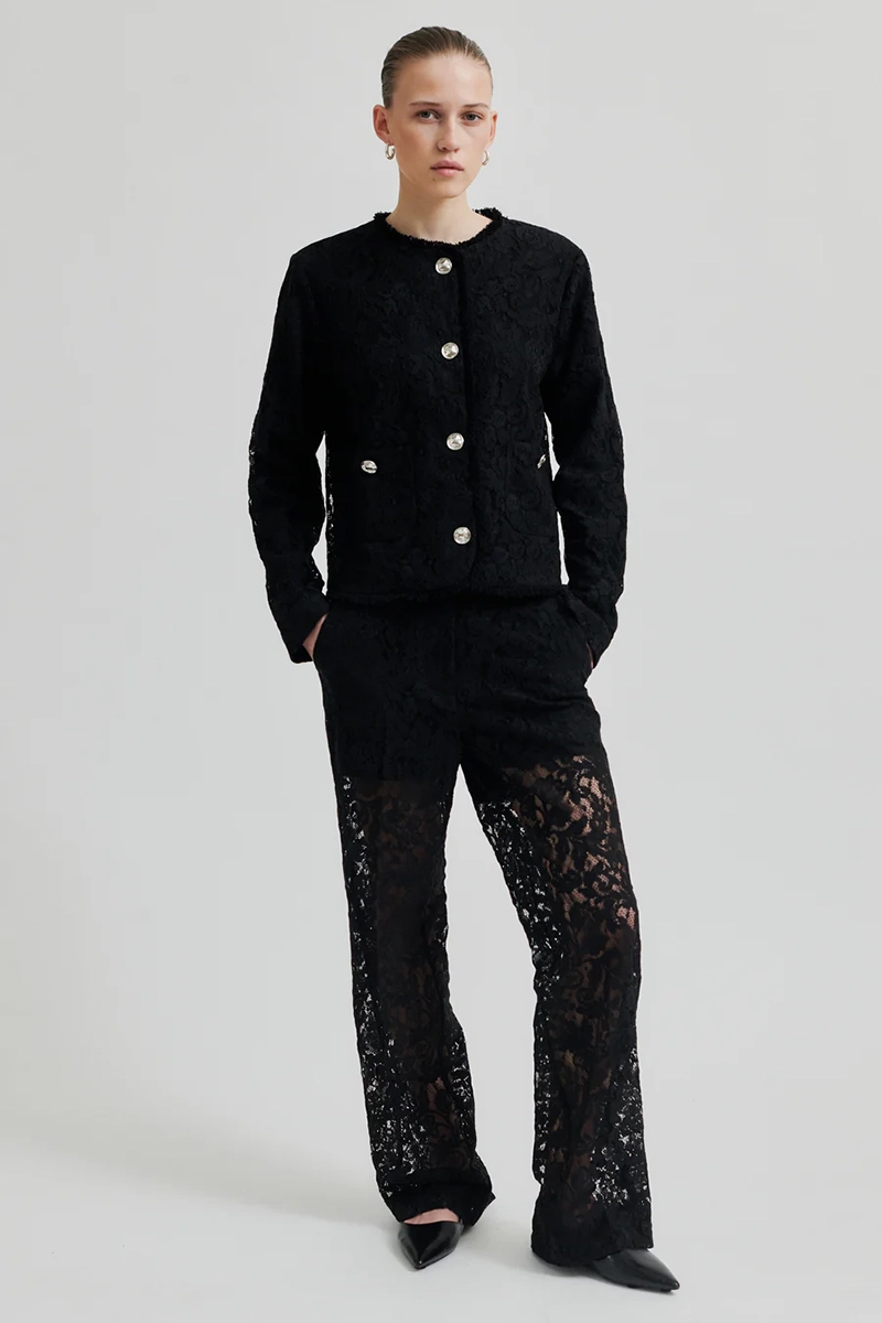 Second Female Border trousers Zwart-1 4