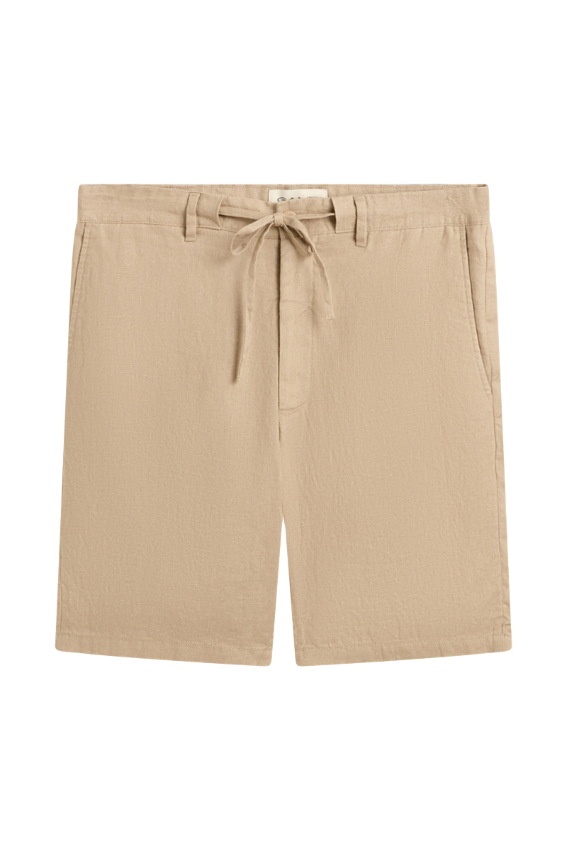 Gant RELAXED LINEN DS SHORTS bruin/beige-1 1