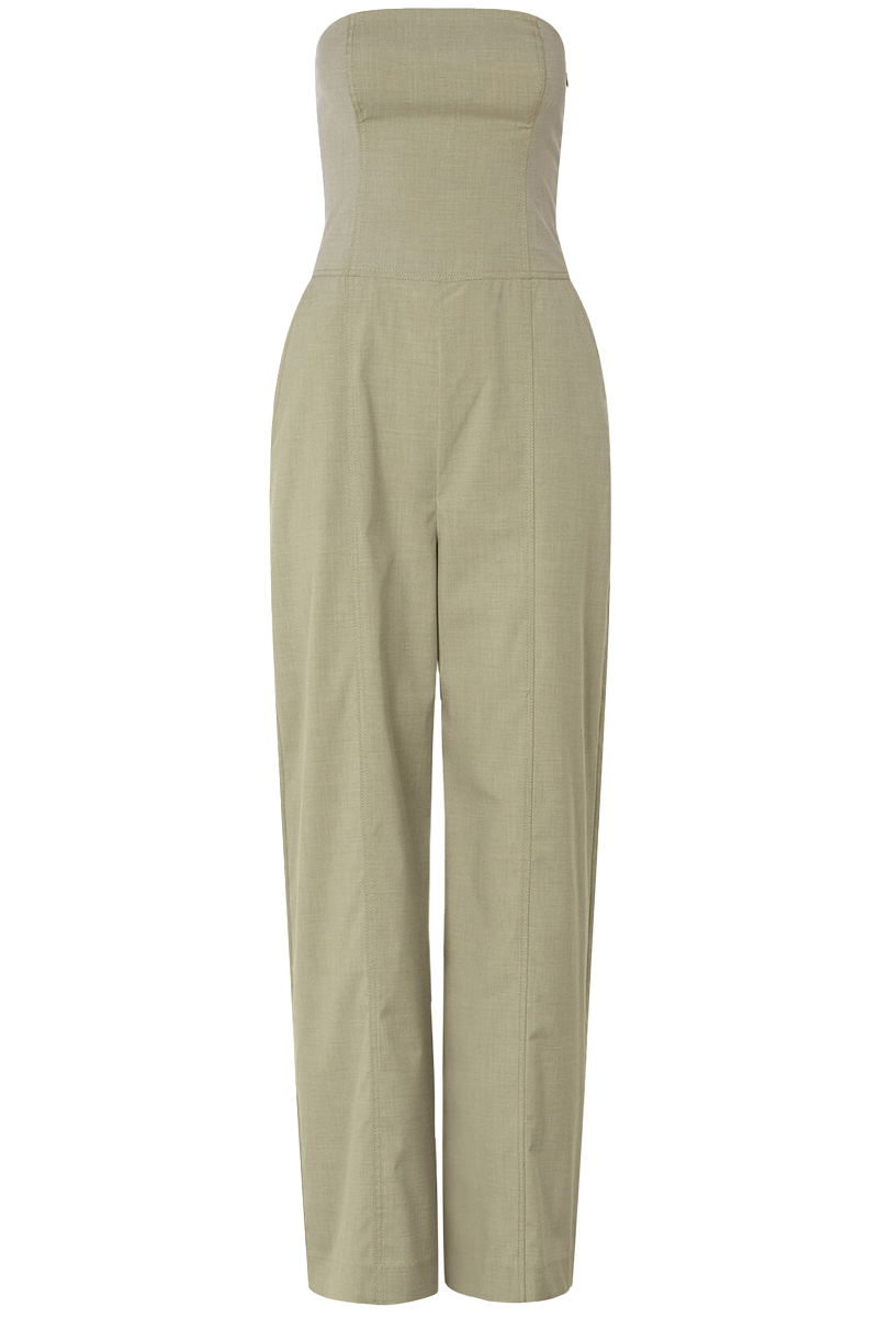 Samsøe Samsøe Sarai jumpsuit bruin/beige-1 1