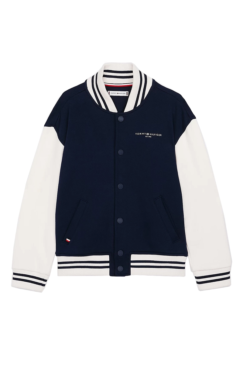 Tommy Hilfiger U mini corp logo bomber Blauw-1 1