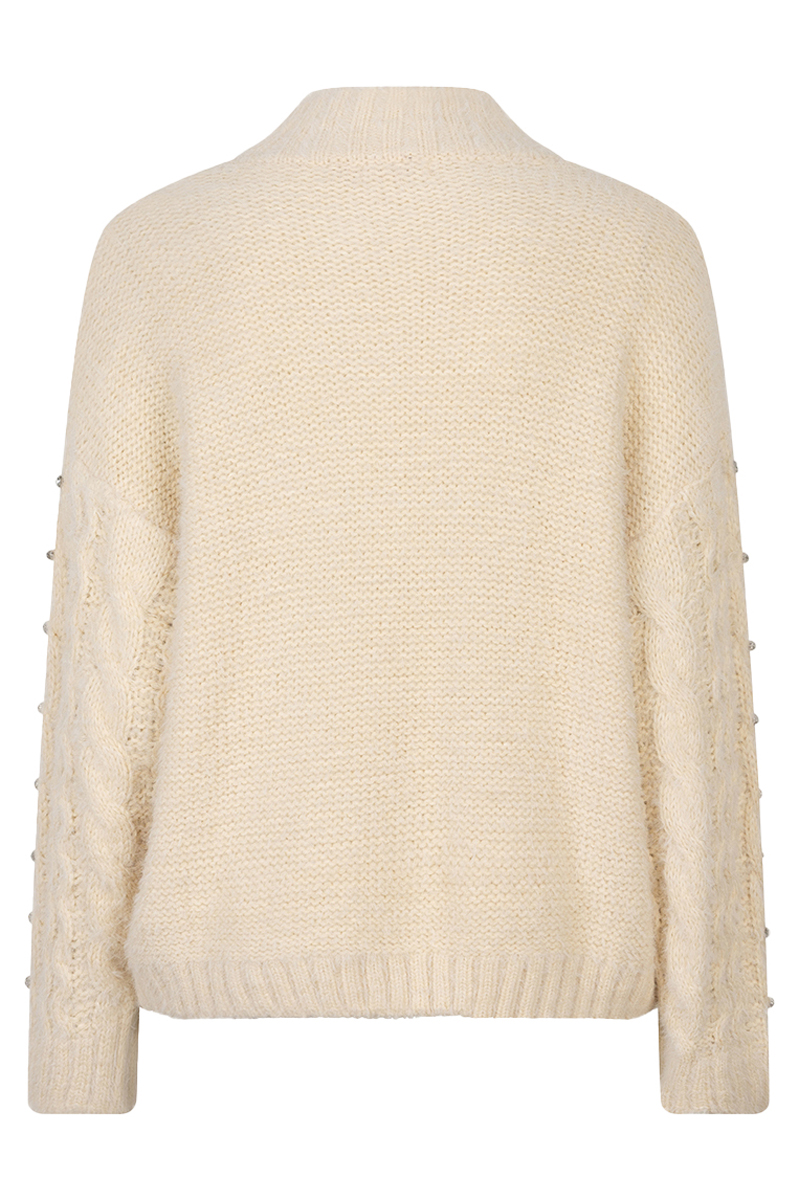 Esqualo Sweater cable stones bruin/beige-1 3