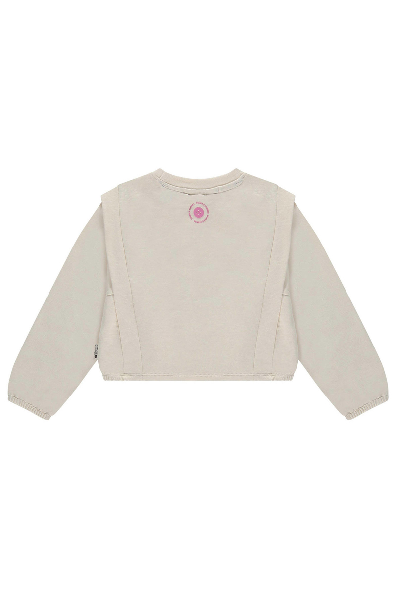 Stains and Stories Girls sweatshirt Ecru-1 4