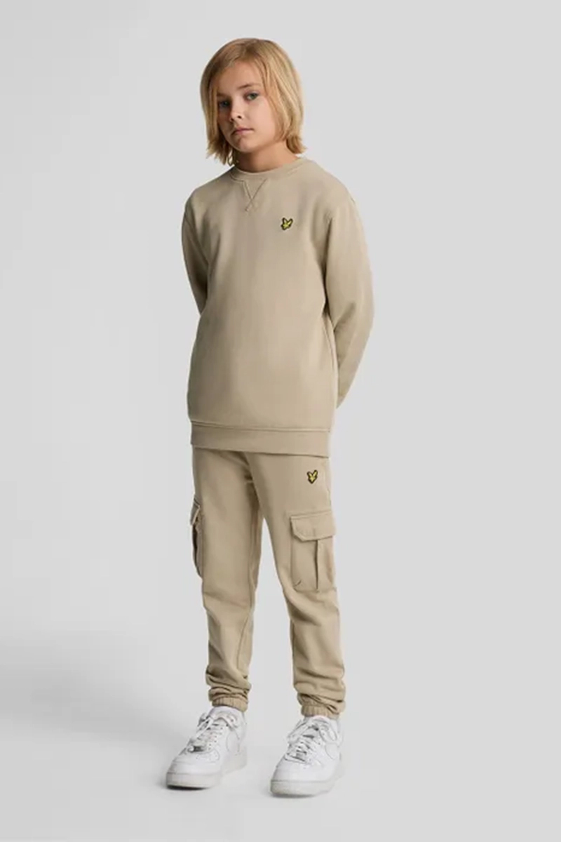 Lyle & Scott Cargo sweatpant bruin/beige-1 2