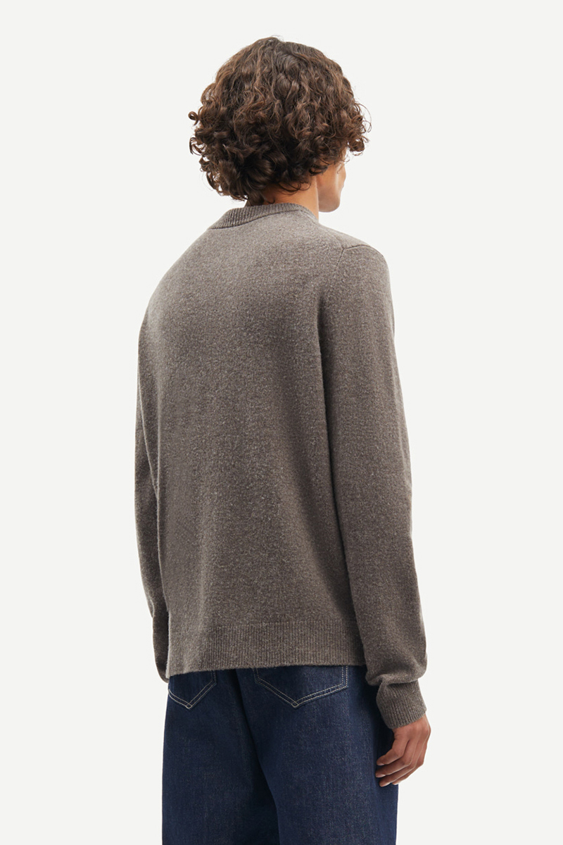 Samsøe Samsøe ISAK KNIT SWEATER 15010 bruin/beige-1 3