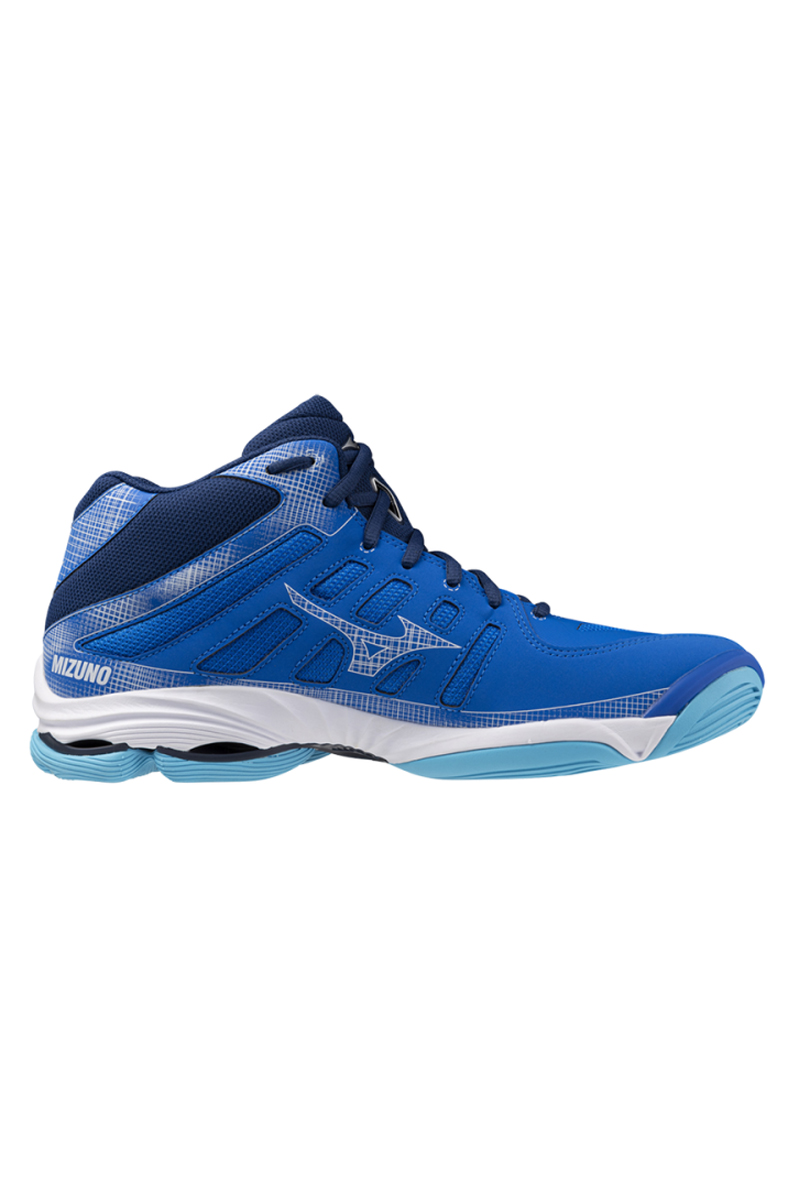 Mizuno Sarl Wave Voltage Mid Blauw-1 1