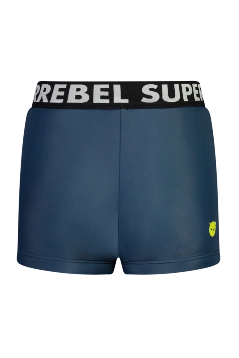 Superrebbel DIABLO TIGHT STRETCHY SWIM SHORT Blauw-1 2