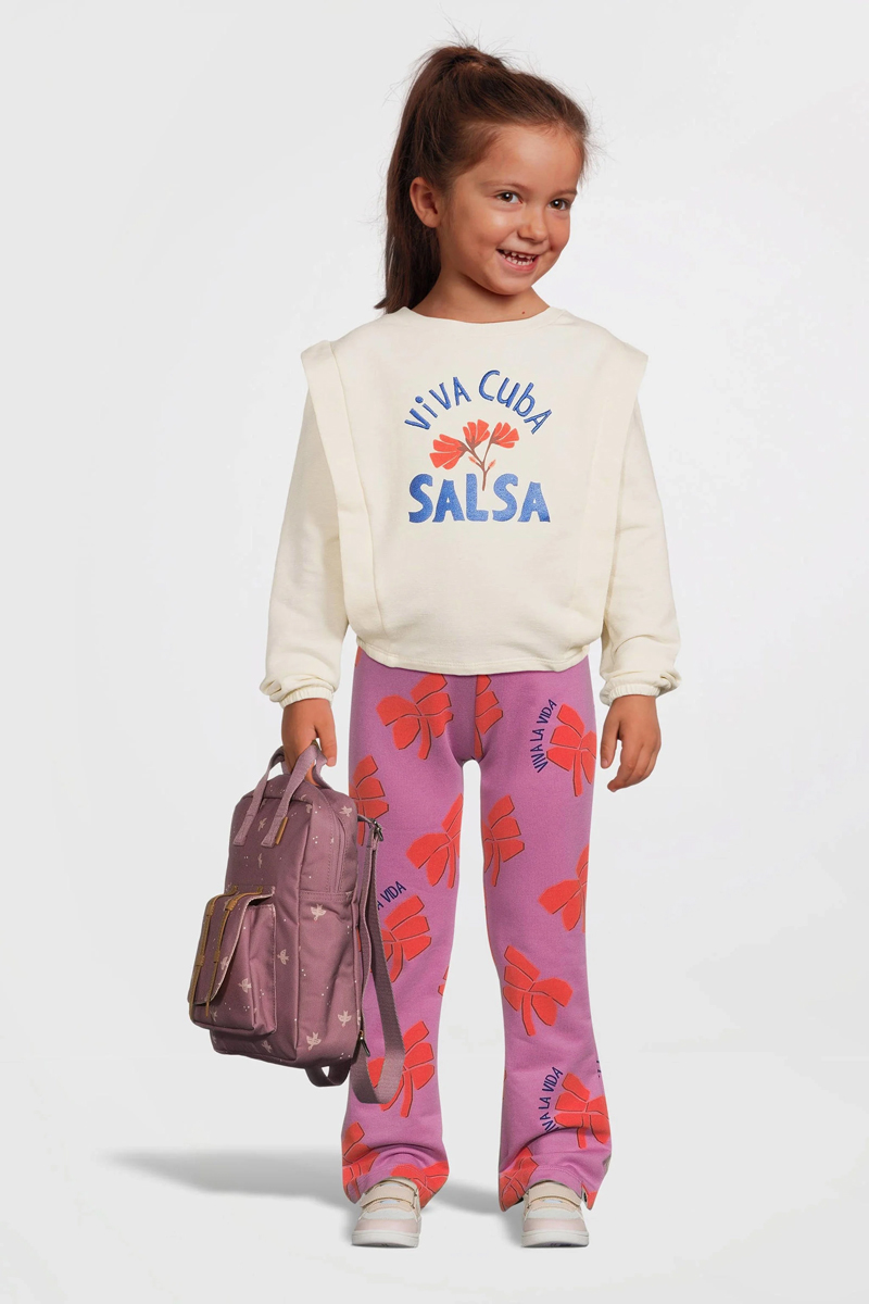 Stains and Stories Girls sweatshirt Ecru-1 2