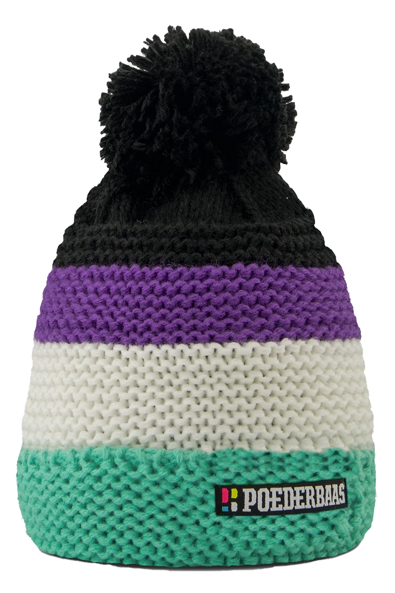 Poederbaas CLASSIC COLORFUL BEANIE 2.0 Groen-1 1