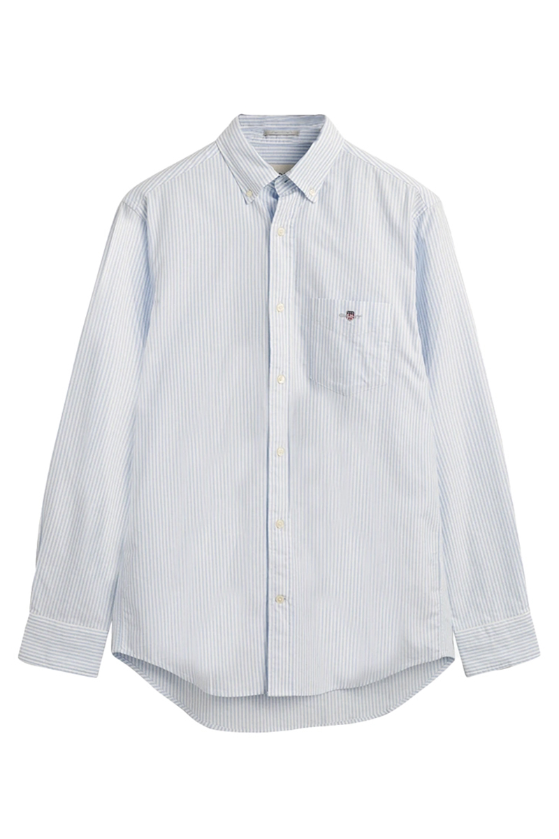 Gant REG OXFORD BANKER STRIPE SHIRT  Blauw-1 1