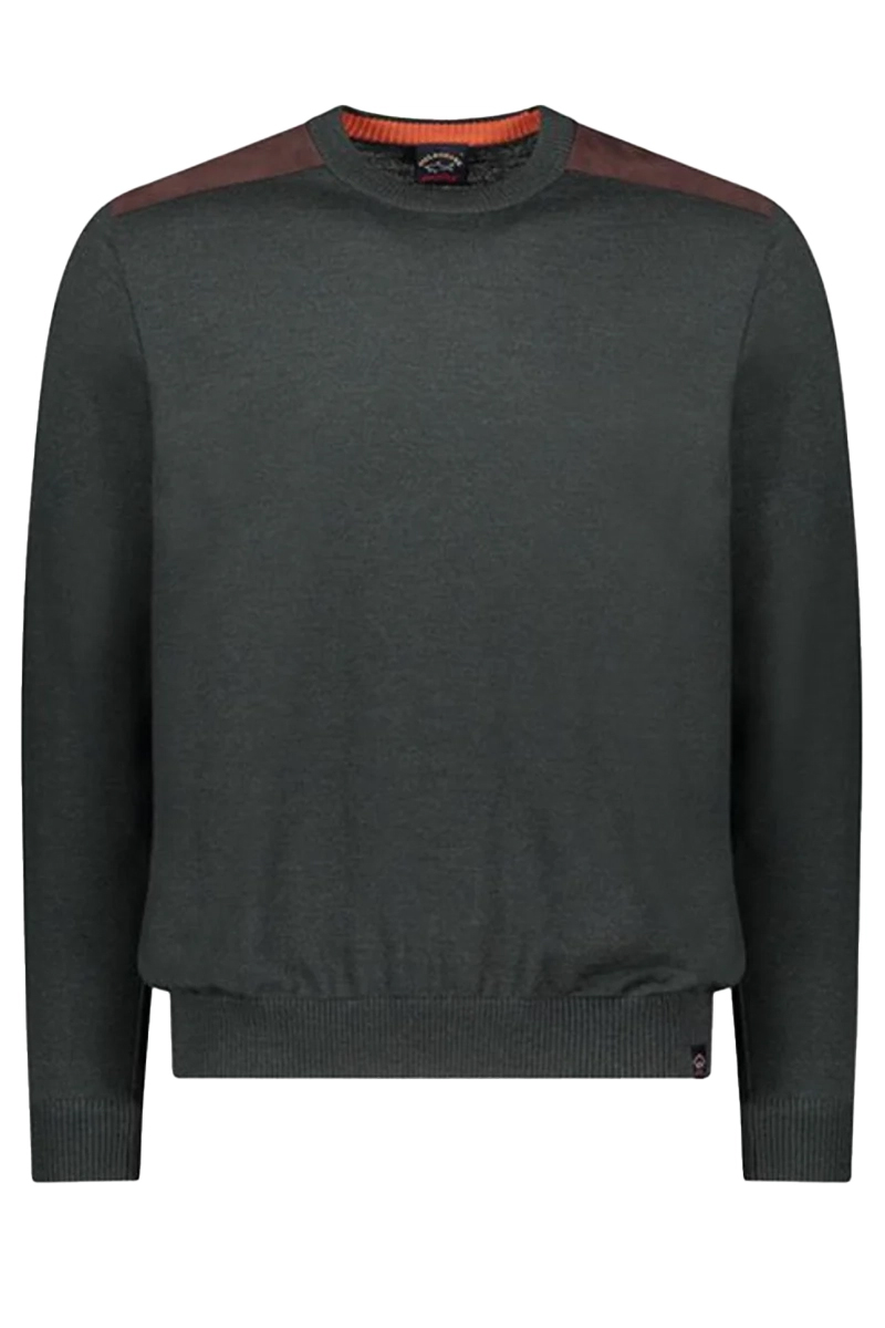 Paul & Shark WOOL CREWNECK Blauw-1 1