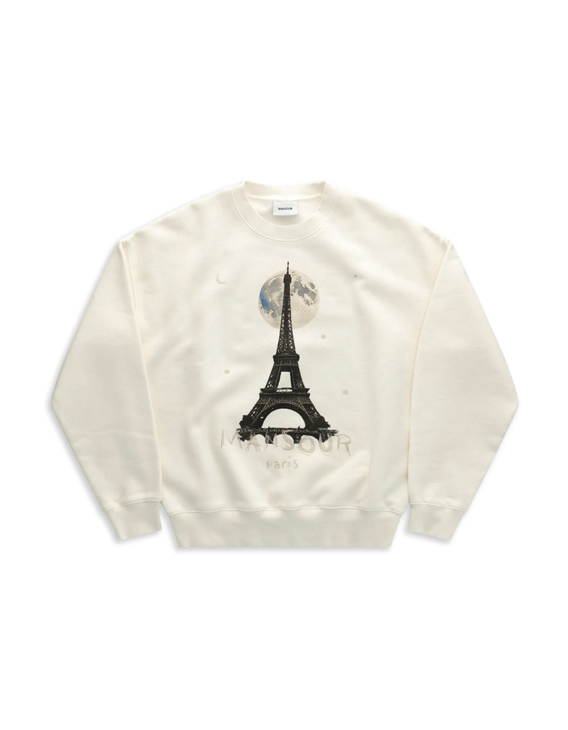 Mansour EIGFEL SWEATER VINTAGE WHITE Ecru-1 1