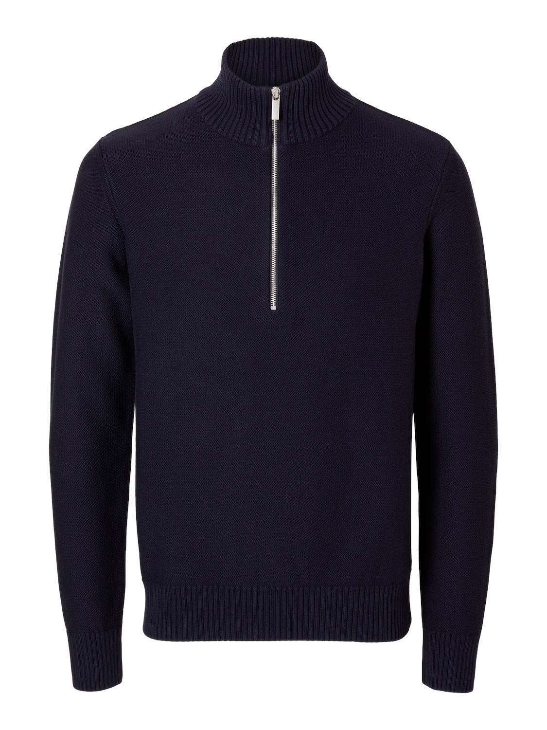 Selected SLHAXEL LS KNIT HALF ZIP 186839-Sky Captain 1