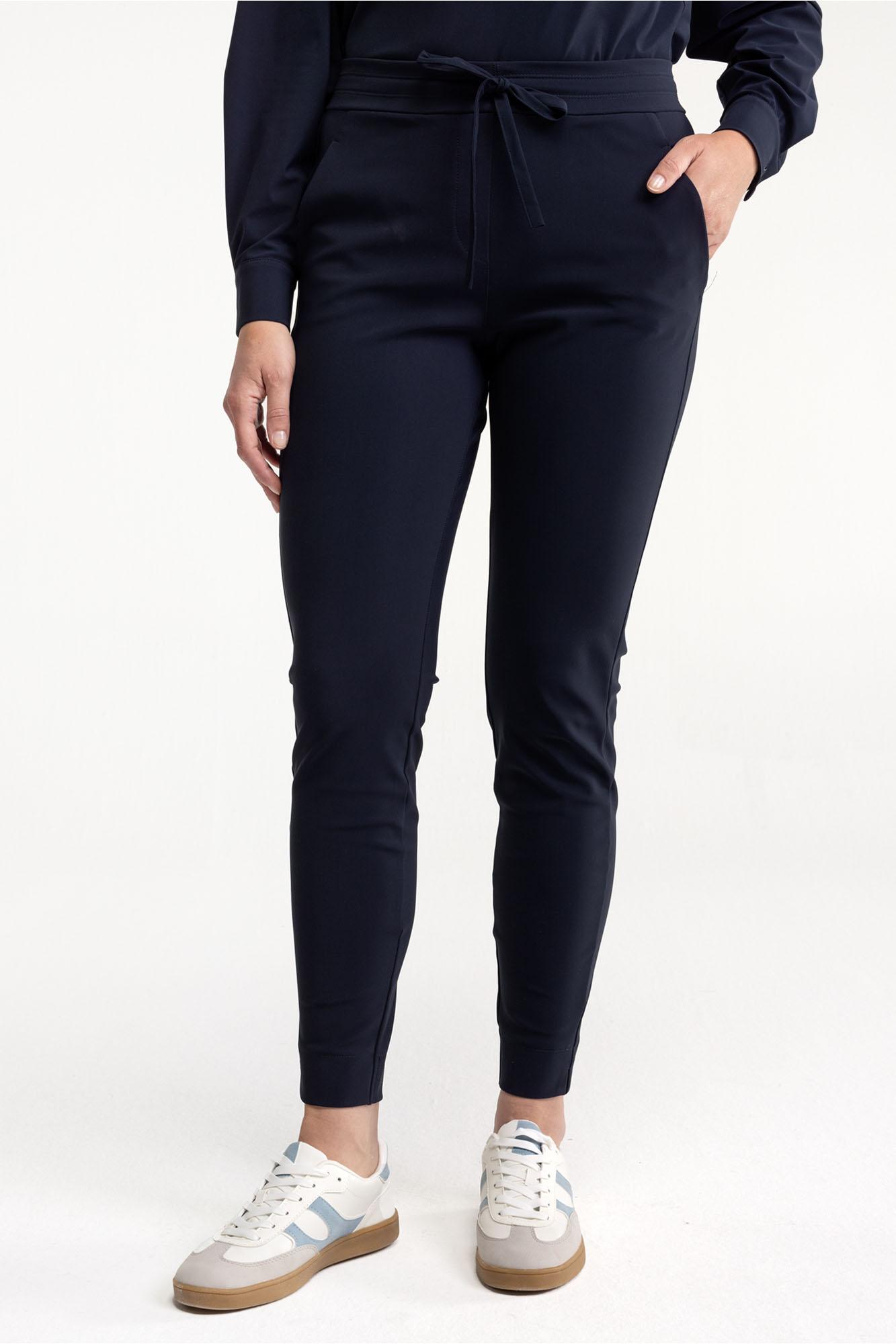 Studio Anneloes Downstairs bonded trousers Blauw-1 2