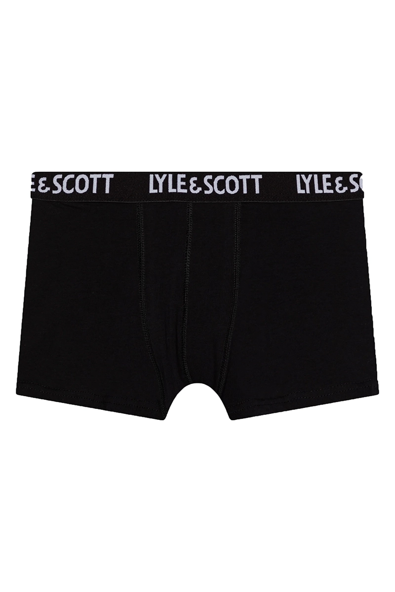 Lyle & Scott solid boxed 3pair boxers Grijs-1 2