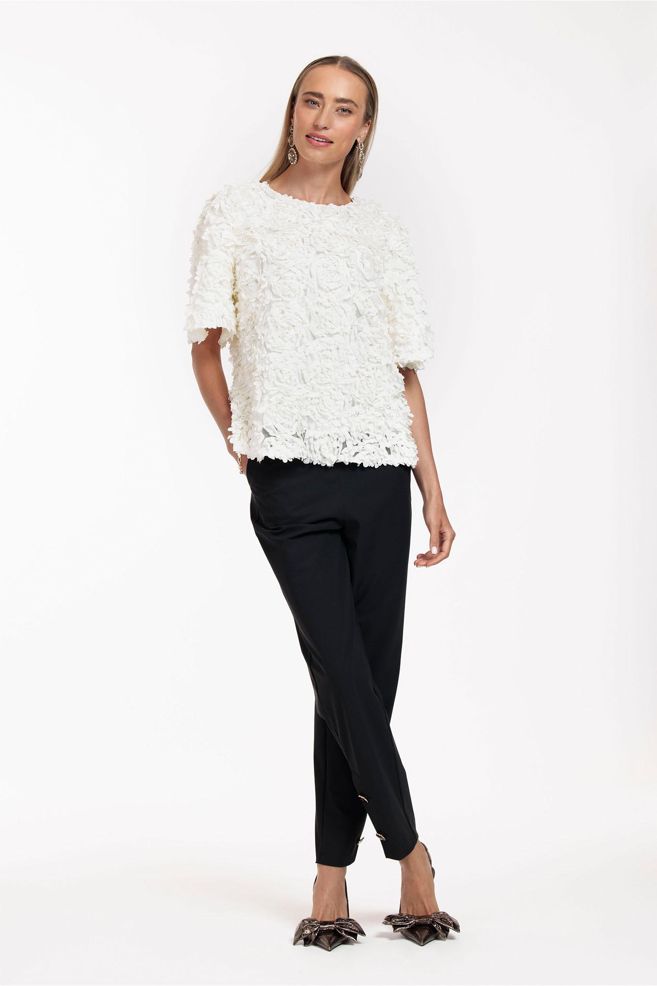 Studio Anneloes Madison flower top Grijs-1 3