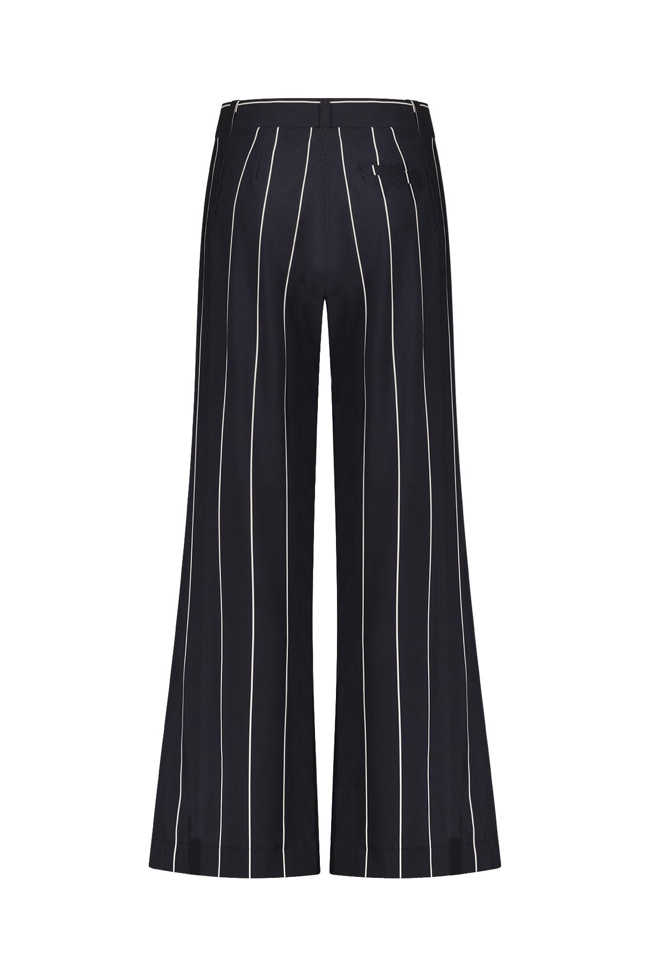 Studio Anneloes Colette stripe trousers Zwart-1 5