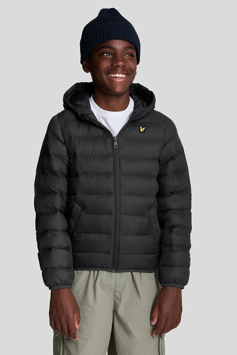 Lyle & Scott Lightweight puffer jacket Zwart-1 2