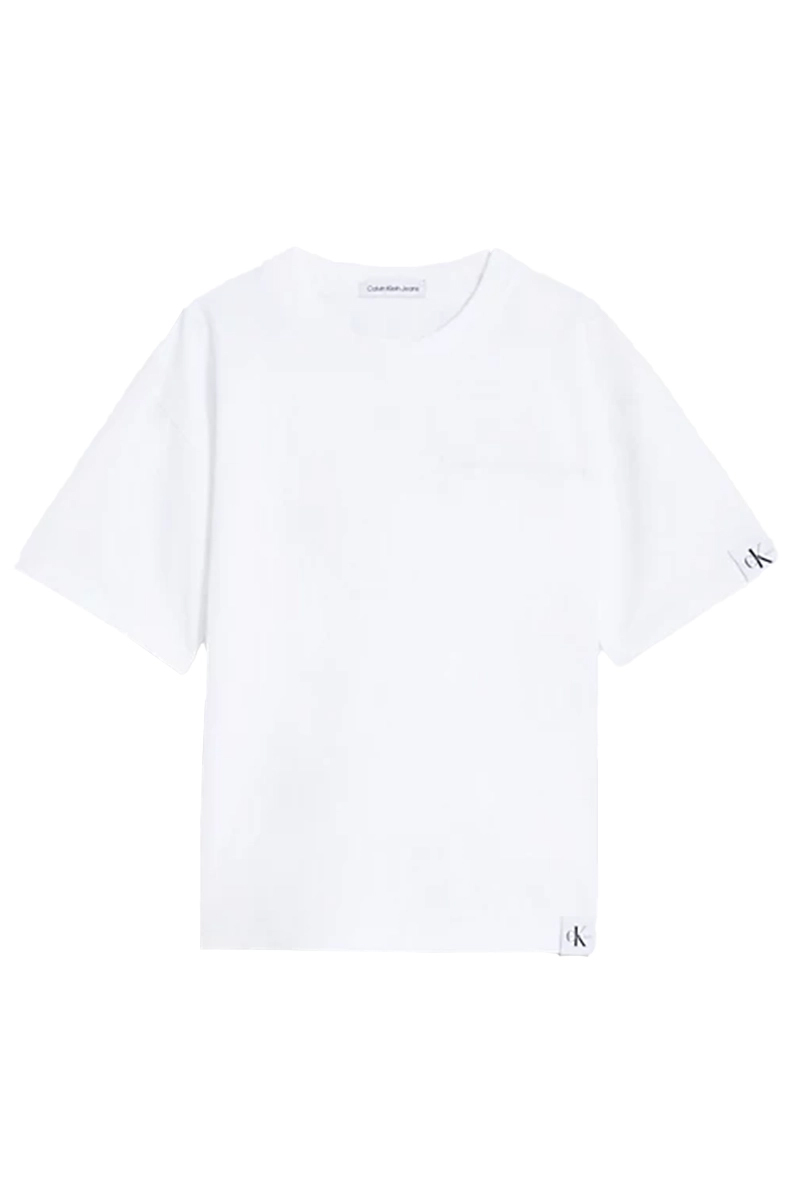 Calvin Klein movement label ss tshirt Wit-1 1