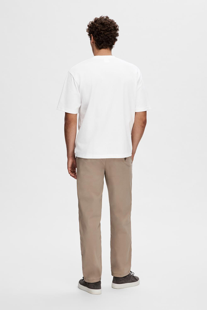 Selected SLHLOOSEOSCAR SS O-NECK TEE NOOS 179651-Bright White 3