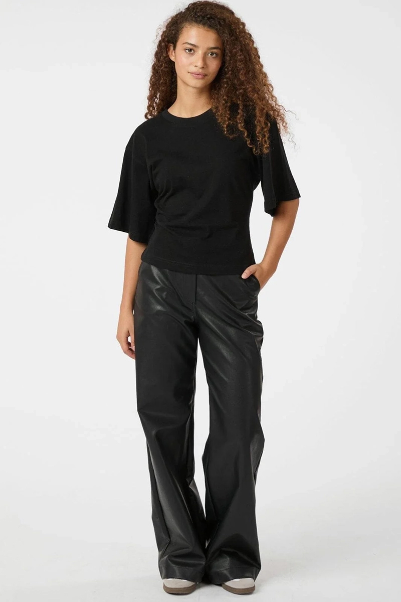 Neo Noir Pinur faux lether pants Zwart-1 2