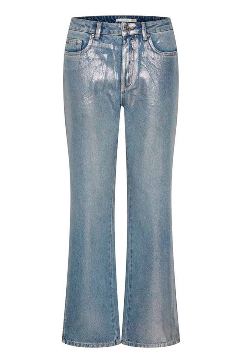 Gestuz CoatyGZ HW straight jeans Blauw-1 1