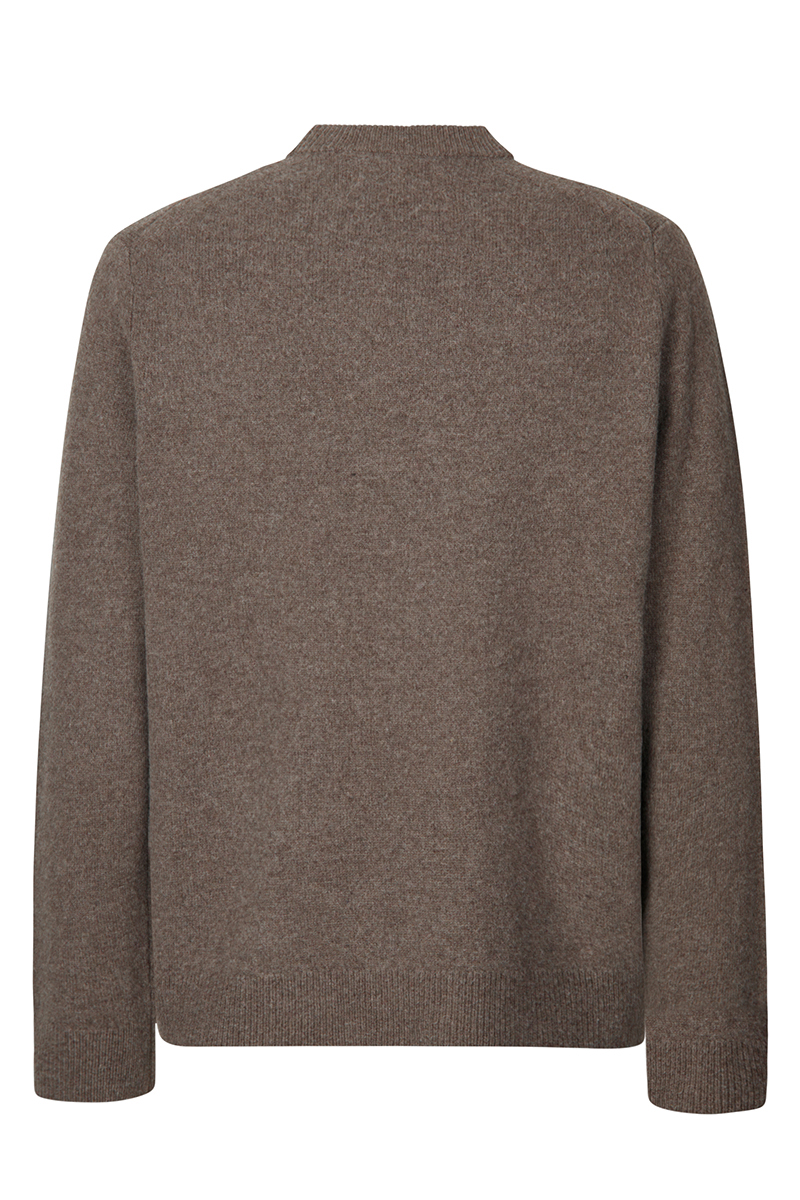 Samsøe Samsøe ISAK KNIT SWEATER 15010 bruin/beige-1 4