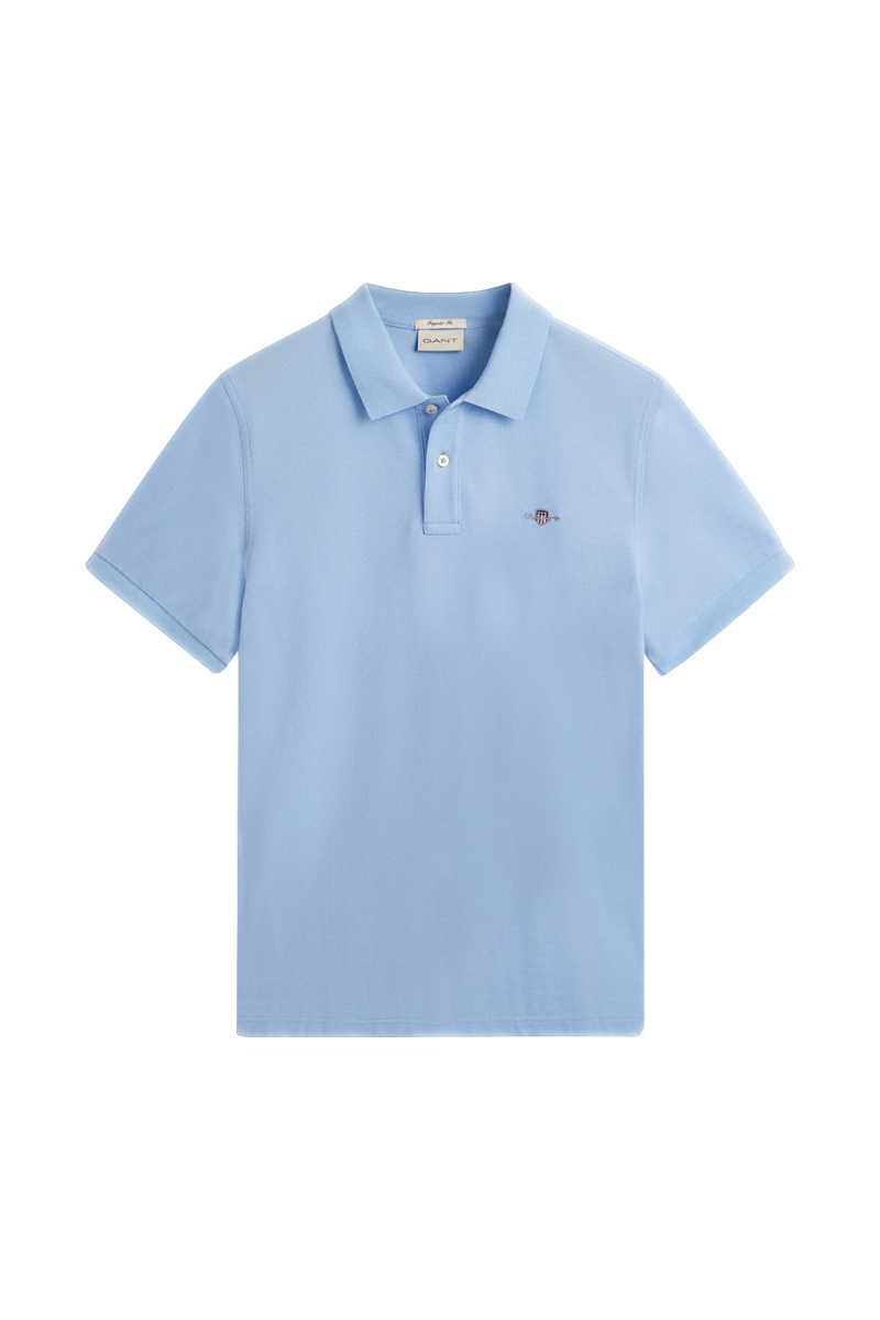 Gant REG SHIELD SS PIQUE POLO Blauw-2 1