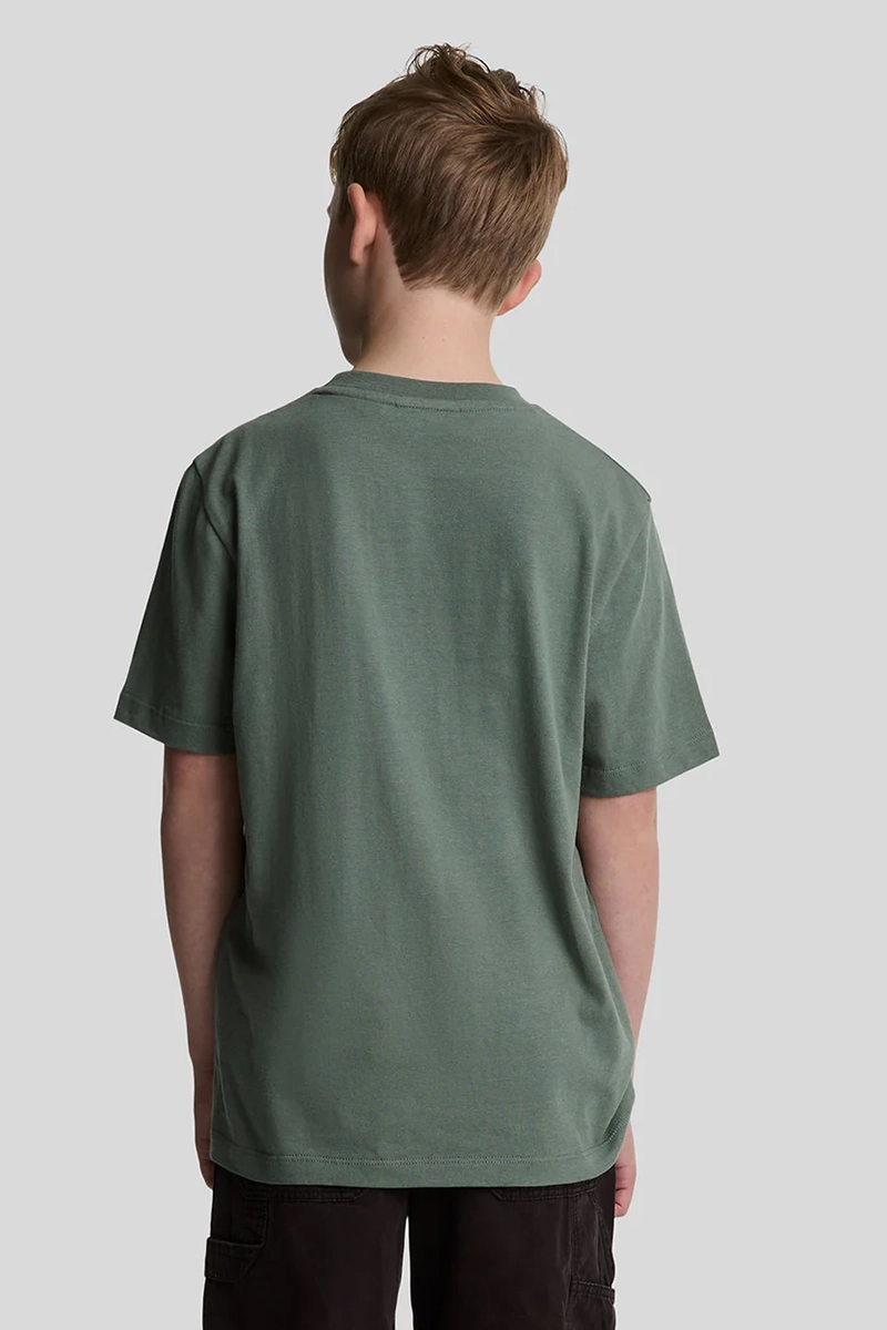 Lyle & Scott Linen tshirt Groen-1 4