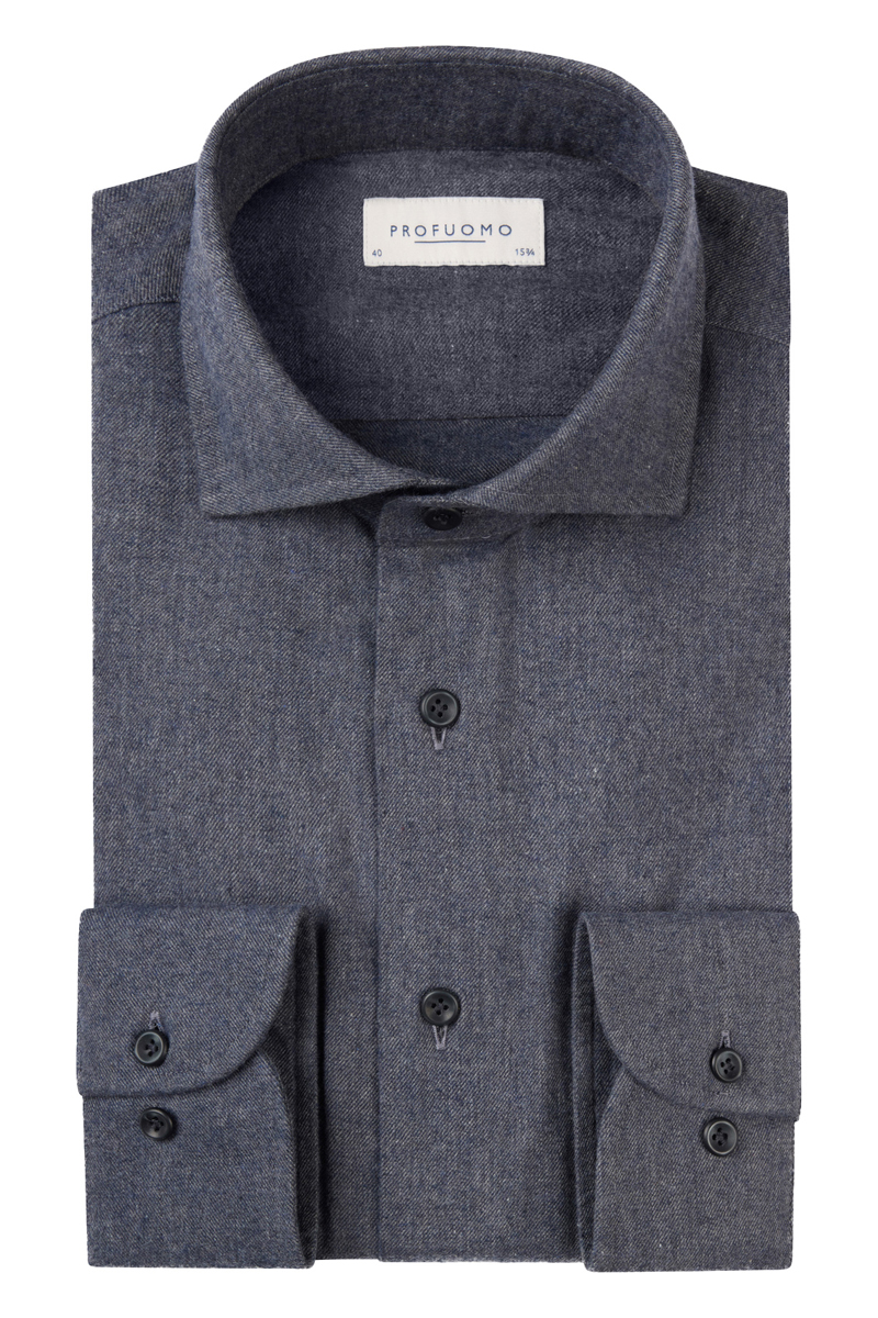 Profuomo SHIRT CUTAWAY SC SF MID BLUE Mid blue 1