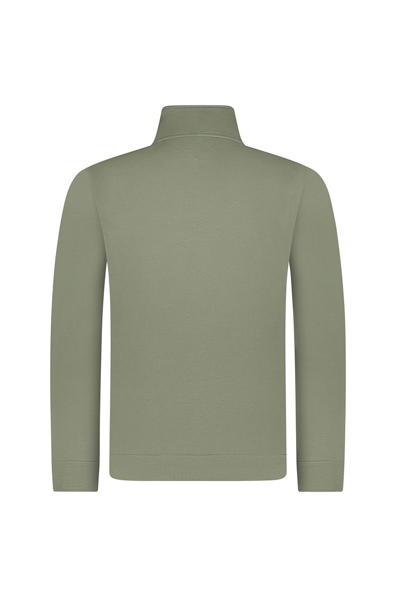 Tommy Hilfiger ESSENTIAL INTECHNO 1/4 ZIP Groen-1 2