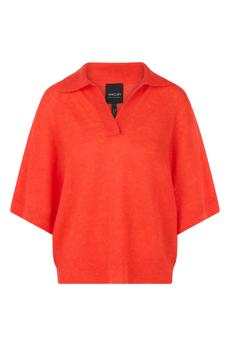 Marc Cain Poloshirt campari 1