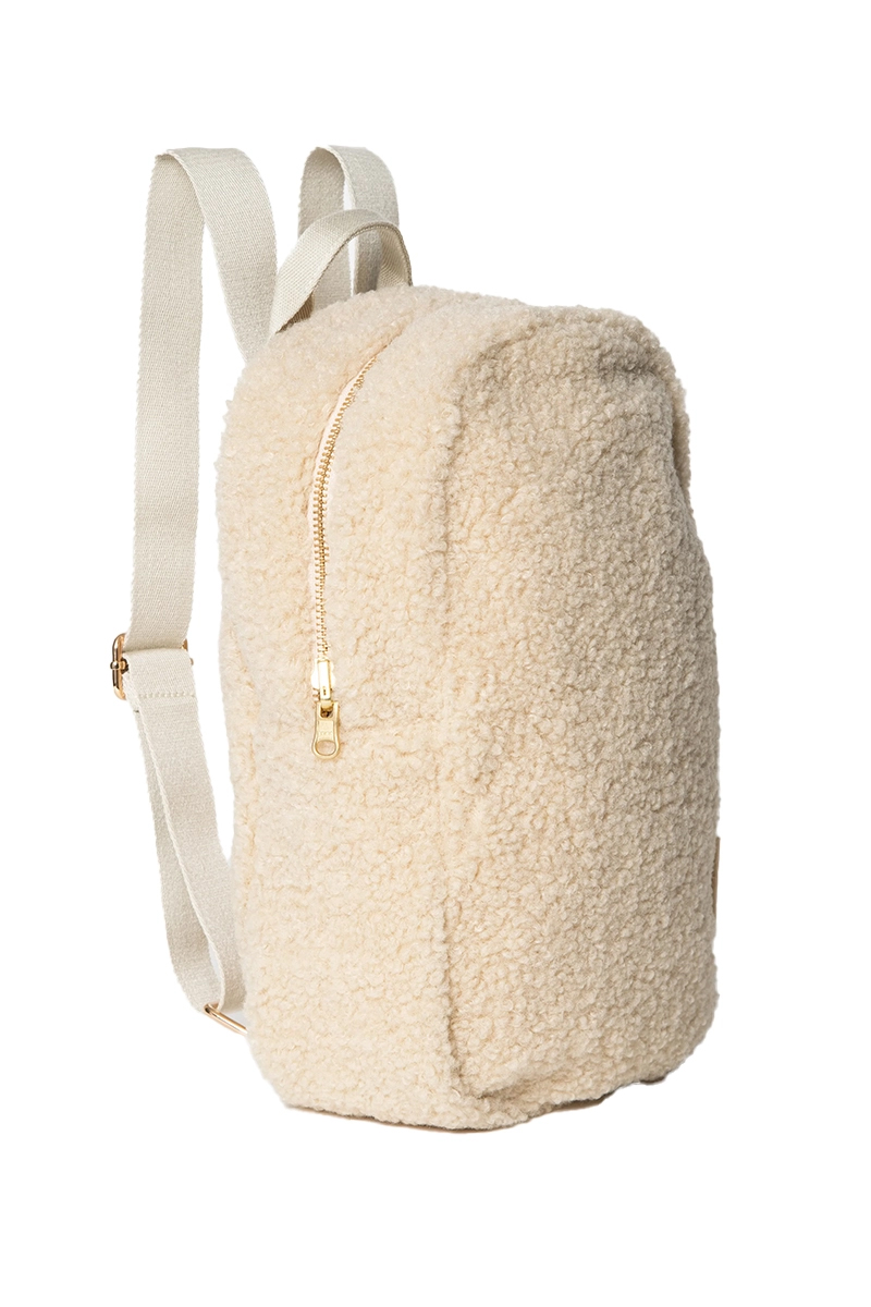 Studio Noos teddy mini backpack Ecru-1 3