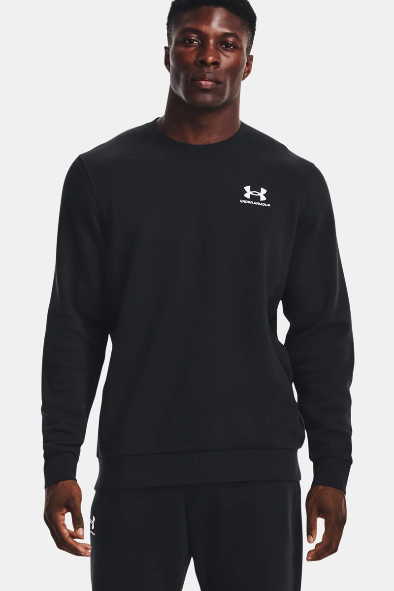 Under Armour Ua Essential Fleece Crew Zwart 2