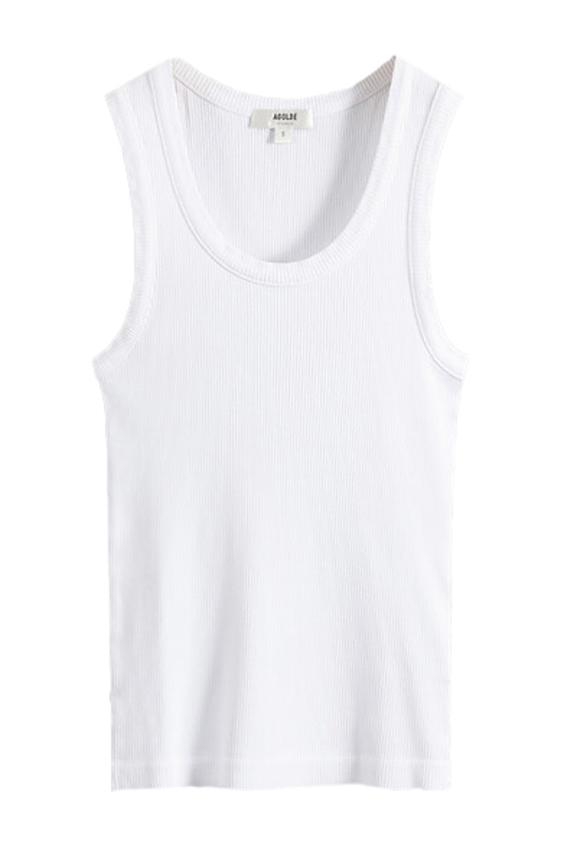 Agolde Poppy tank Wit-1 1