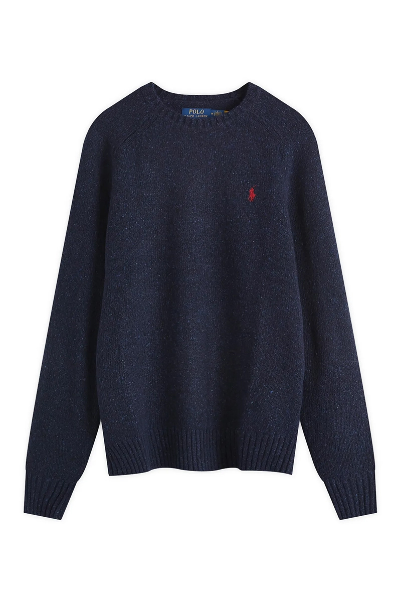 Polo Ralph Lauren DONEGAL WOOL BLEND Blauw-2 1