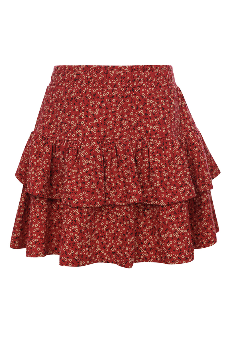 LOOXS LITTLE Little skirt Rood-1 1